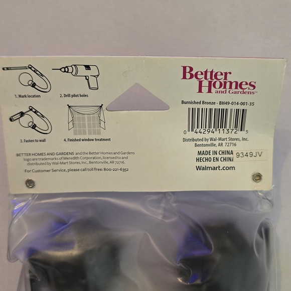 Better Homes and Gardens Burnished Bronze Holdbacks - Picture 3 of 3